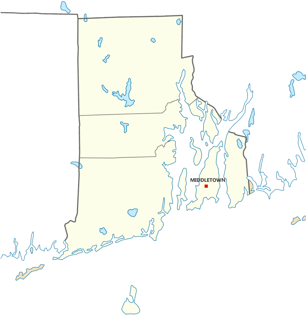 Middletown, RI Map